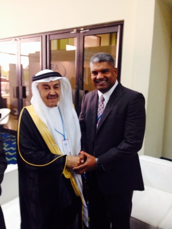 AG and Mohammed Bin Abdullah Al-Shareef, President of the National Anti-Corruption Commission, Kingdom of Saudi Arabia at the Conference for State Parties for United Nations Convention against Corruption.
