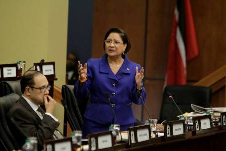 The Honourable Kamla Persad-Bissessar, Prime Minister of Trinidad and Tobago Courtesy: Office the Parliament 