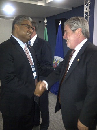 AG and Mr. Jean Michel Arrighi, Secretary for Legal Affairs, Representative of the OAS Secretary General