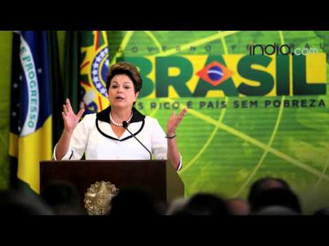 Kamla Persad-Bissessar , Dilma Rousseff on her re-election