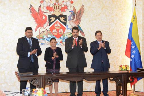 President Nicholas Maduro PM Kamla