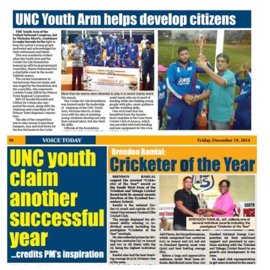 UNC youth claim another successful year