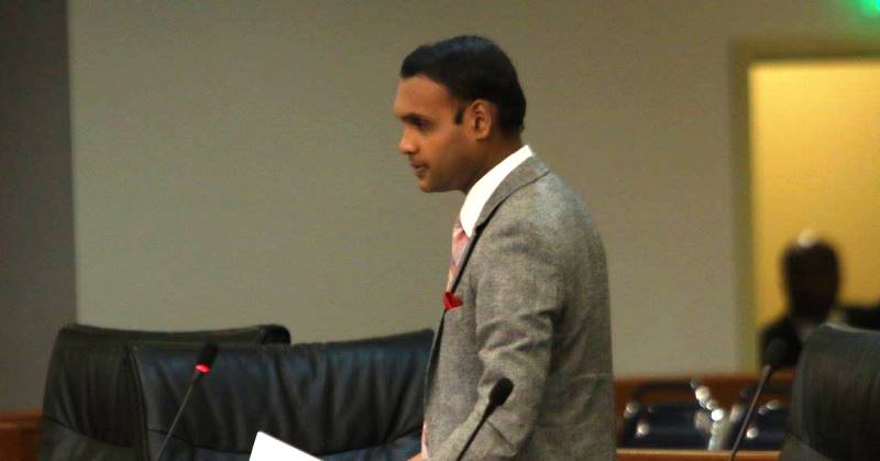 The Member of Parliament for Princes Town, Mr. Barry Padarath, MP Photp Courtesy: Office of the Parliament.