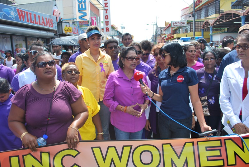  Opposition and United National Congress (UNC) leader, Kamla Persad-Bissessar