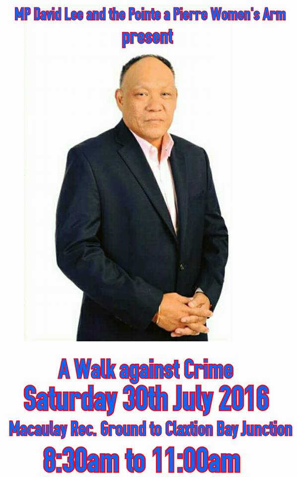 Lee walk against crime