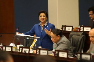 The Leader of the Opposition, Hon. Kamla Persad-Bissessar, SC, MP, Image Courtesy:  Office of the Parliament. 