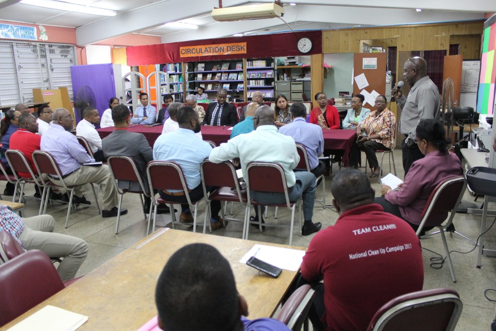 eeting was a direct result of the intervention by Couva North MP, the Honourable Ramona Ramdial  Meeting at Carapichaima East Secondary School to address the pigeon infestation 